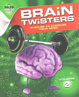 Large Print-Brain Twisters Volume 002: Lavender Brain