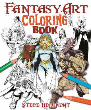 Fantasy Art Coloring Book