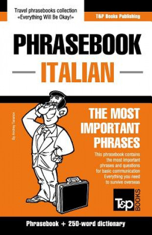 English-Italian phrasebook and 250-word mini dictionary