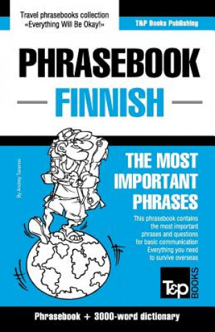 English-Finnish phrasebook and 3000-word topical vocabulary