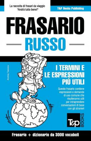 Frasario Italiano-Russo e vocabolario tematico da 3000 vocaboli (Andrey Taranov)(Brožovaná)