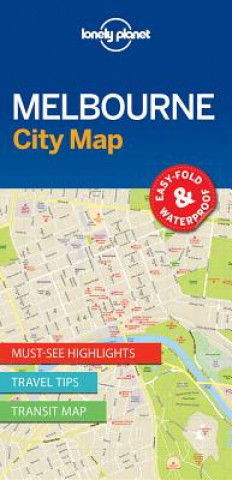 Lonely Planet Melbourne City Map