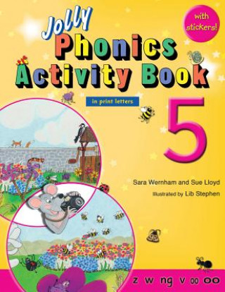 Jolly Phonics Activity Book 5 (in Print Letters)