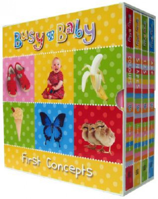 Busy Baby Sparklies 4 Volume Boxed Set: Baby's First Box of Books