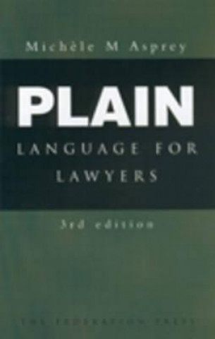 Plain Language for Lawyers