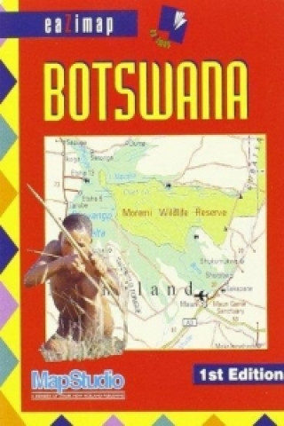 Botswana Eazymap  1 : 2 550 000