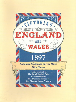Victorian England and Wales 1897 Coloured Ordnance Survey Maps: All Nine Map Sheets: Slipcased