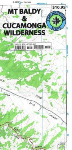 MT Baldy & Cucamonga Wilderness Trail Map