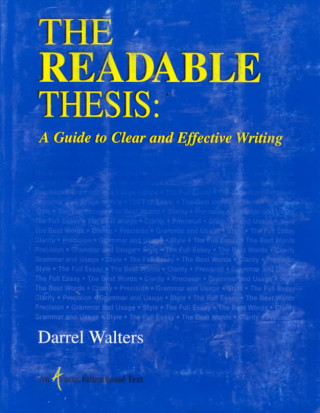 Readable Thesis: Clear and Effective Writing