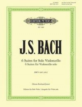 6 Suites for violoncello solo BWV 1007-1012 - transcription for viola solo