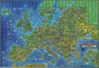 Europa mapa scienna dla dzieci tuba