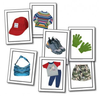 Nouns: Children's Clothing Learning Cards