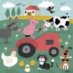 Mein buntes Kinderzimmerbild - Tiere auf dem Bauernhof