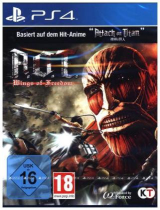 AoT - Wings of Freedom (based on Attack on Titan), 1 PS4-Blu-Ray Disc