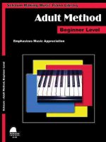 Piano for Adults: Primer