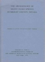 The Archaeology of Silent Snake Springs Humboldt County, Nevada: Part 3
