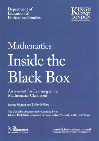 Mathematics Inside the Black Box: Assessment for Learning in the Mathematics Classroom