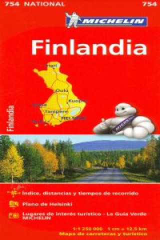 Finlandia. Mapa National 754