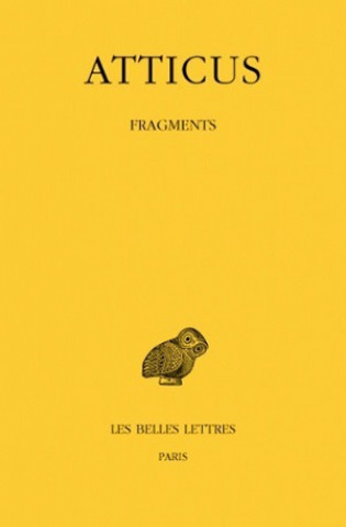 Atticus, Fragments