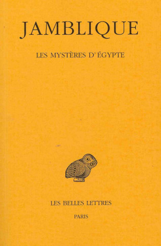 Jamblique, Les Mysteres D'Egypte