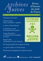 Archives Juives N43/1: Annees Trente, L'Emprise Sociale de L'Antisemitisme