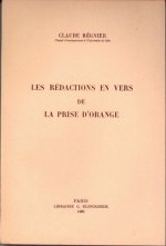 Les Redactions En Vers de La Prise D'Orange