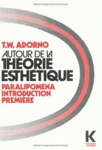 Autour de La Theorie Esthetique: Paralipomena. Introduction Premiere