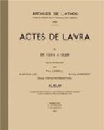 Actes de Lavra. II: de 1204 a 1328