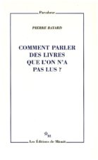 Comment parler des livres que l'on n'a pas lus