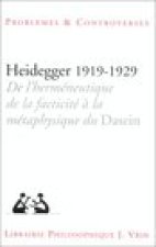 Heidegger 1919-1929: de L'Hermeneutique de La Facticite a la Metaphysique Du Dasein
