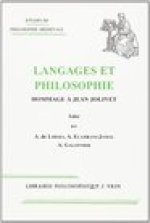 Langages Et Philosophie: Hommage a Jean Jolivet