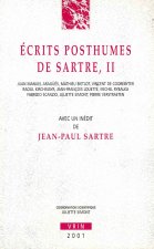 Ecrits Posthumes de Sartre II Avec Un Inedit de Jean-Paul Sartre