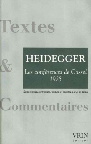 Les Conferences de Cassel (1925): Avec La Correspondance Husserl-Dilthey