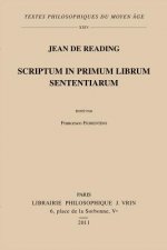 Jean de Reading: Scriptum In Primum Librum Sententiarum