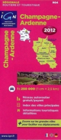 Champagne Ardennes 2012. 1 : 250 000