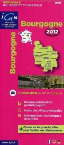 Bourgogne 2012. 1 : 250 000