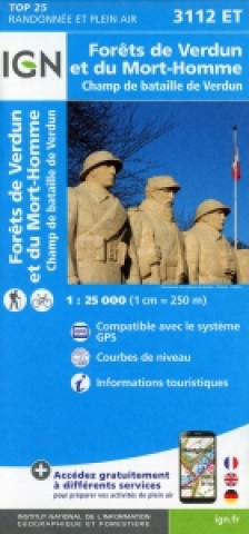 Forets de Verdun et du Mort-Homme 1 : 25 000