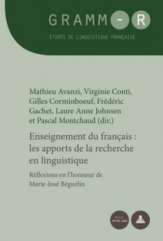 Enseignement Du Francais: Les Apports de la Recherche En Linguistique