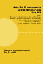 Akten des XI. Internationalen Germanistenkongresses Paris 2005- Â«Germanistik im Konflikt der KulturenÂ»