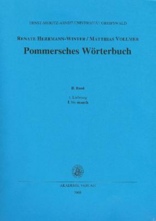 Pommersches Wörterbuch, BAND II, 1. Lieferun, L bis manch