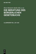 Die Beratung des Burgerlichen Gesetzbuchs, Allgemeiner Teil I und II,  1-240