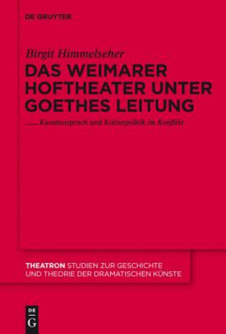 Weimarer Hoftheater unter Goethes Leitung