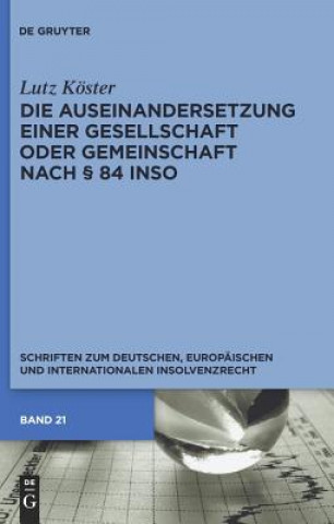 Auseinandersetzung einer Gesellschaft oder Gemeinschaft nach  84 InsO