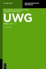 UWG Band 2. §§ 4-7 (Gesetz gegen den unlauteren Wettbewerb)