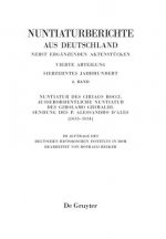 Nuntiatur des Ciriaco Rocci. Ausserordentliche Nuntiatur des Girolamo Grimaldi - Sendung des P. Alessandro d'Ales (1633-1634)