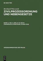 ZPO, 8.-10. Buch