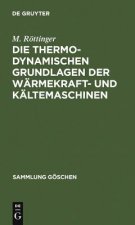 thermodynamischen Grundlagen der Warmekraft- und Kaltemaschinen