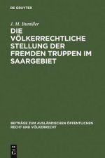 voelkerrechtliche Stellung der fremden Truppen im Saargebiet