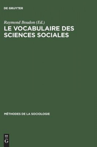 vocabulaire des sciences sociales