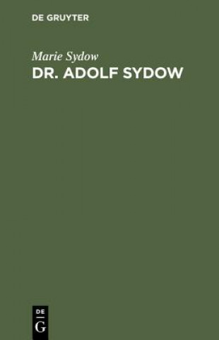 Dr. Adolf Sydow